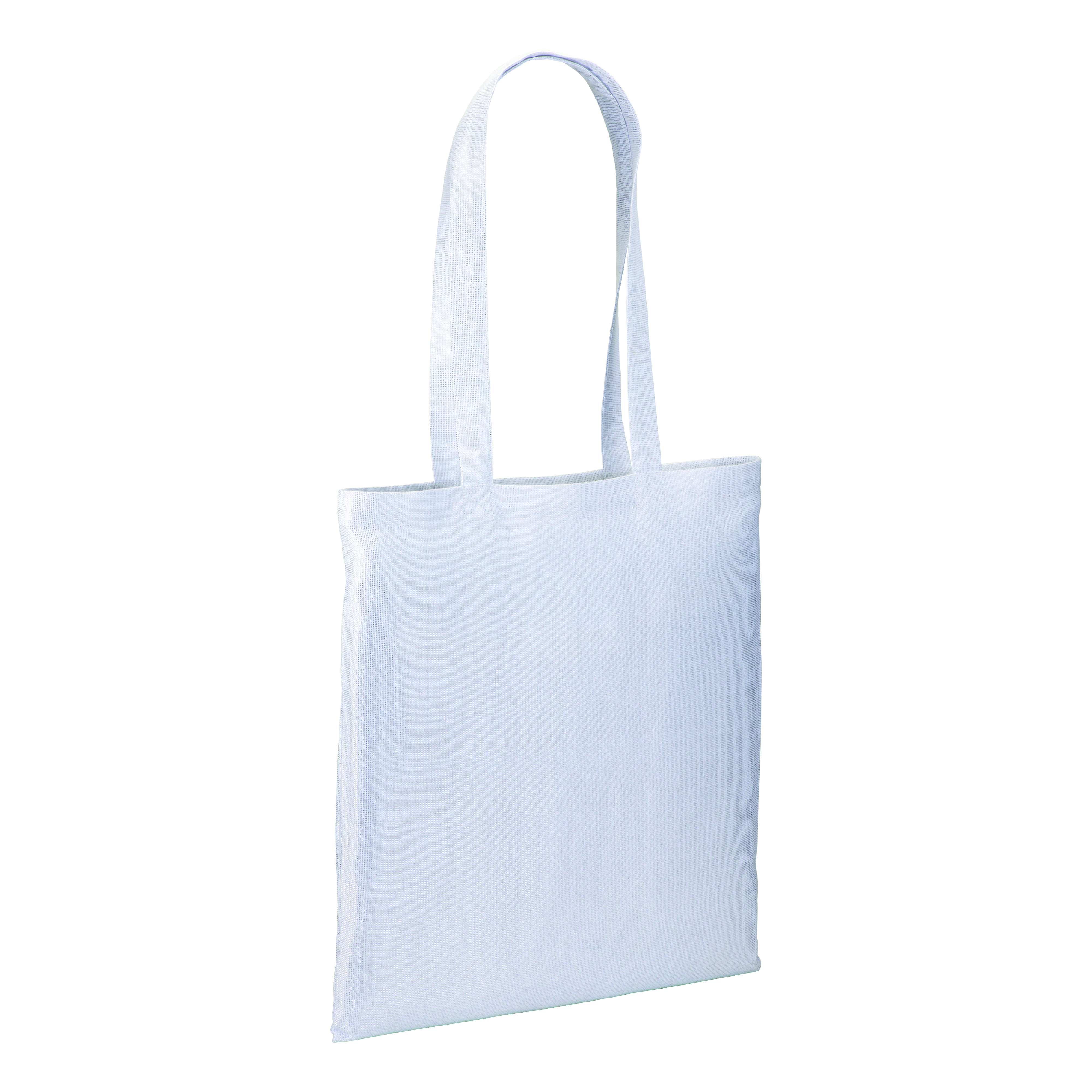 Shopper in policotone brillante 150g/m2, manici lunghi