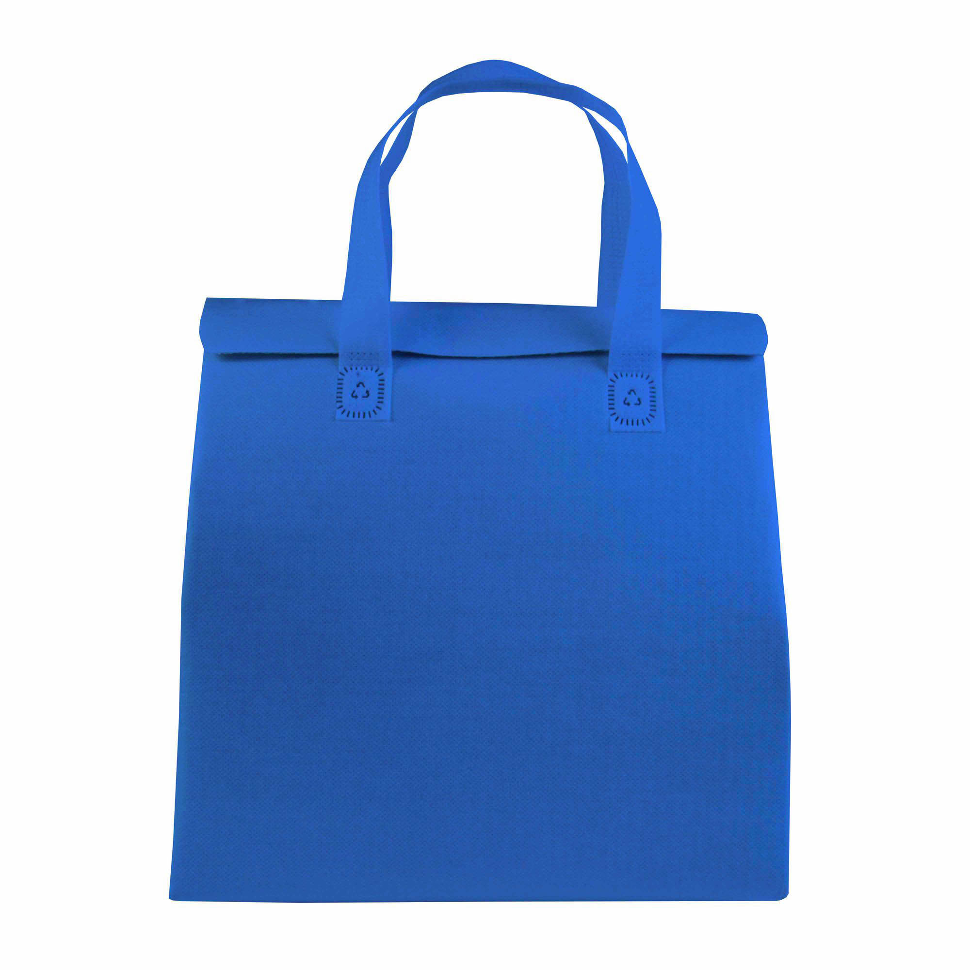 Borsa frigo in TNT laminato 100 g/m2, chiusura con velcro