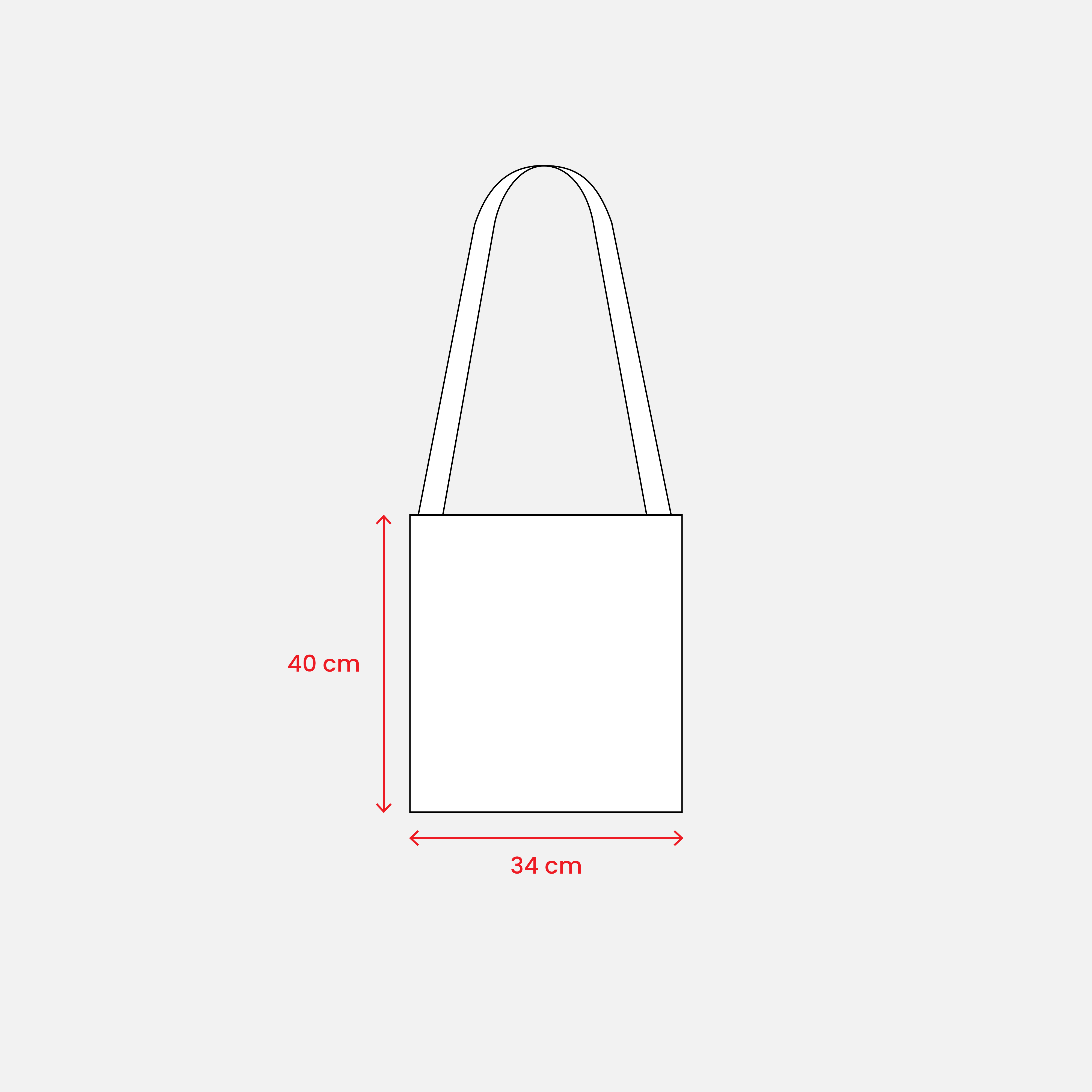 Shopper in cotone 130 g/m2 con tracolla