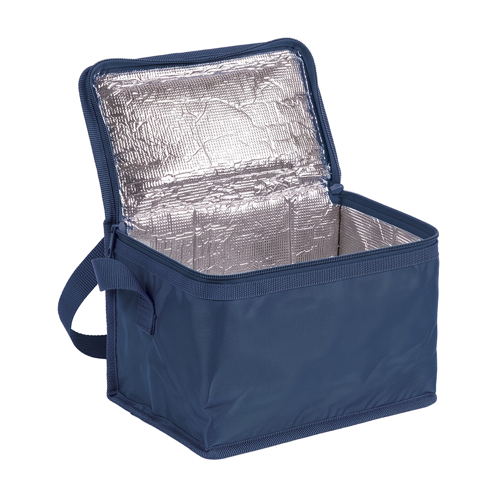 Borsa termica in poliestere 210T e interno argentato